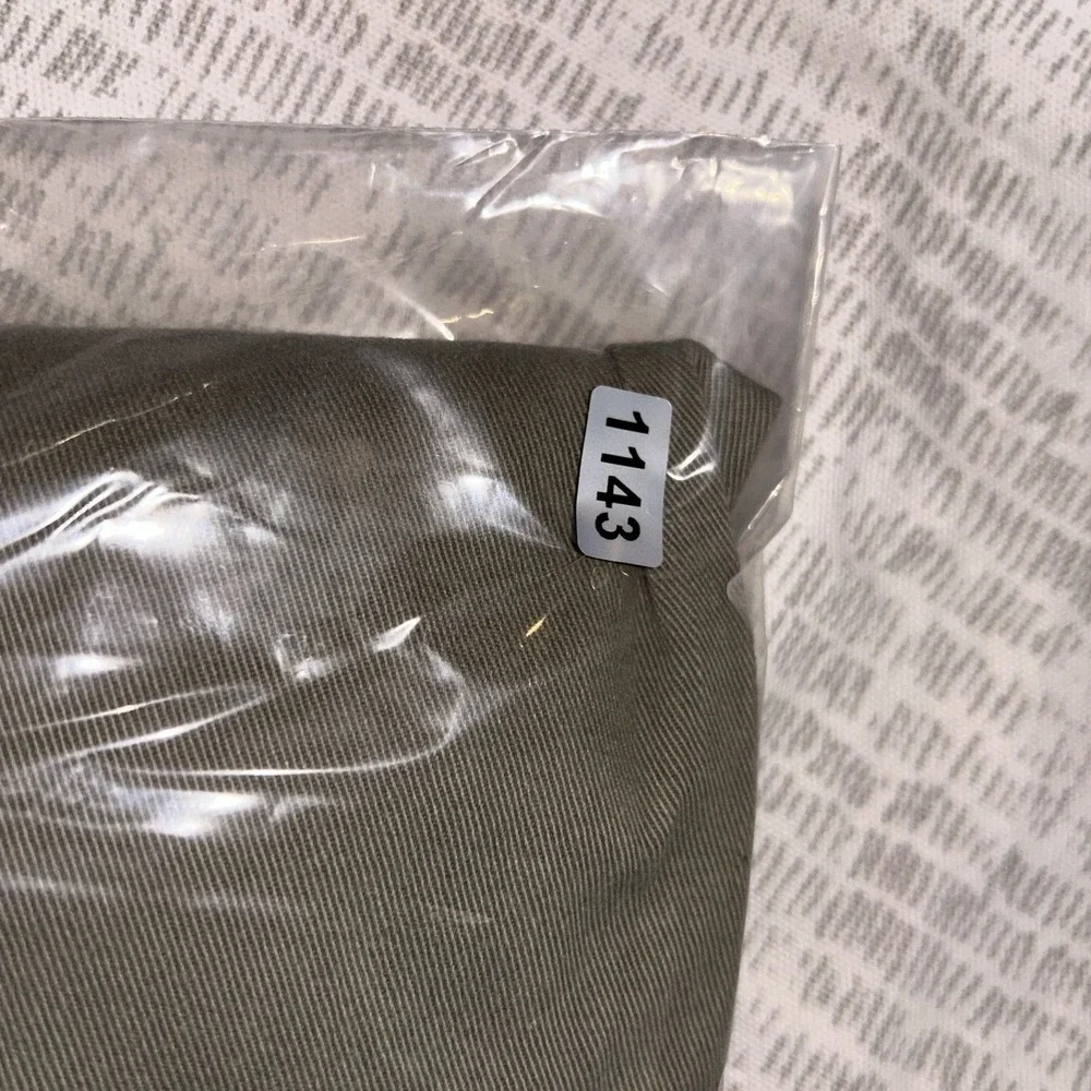 Polo Jeans Pants Mens 36x32 fits{34x29}  Olive Green Chino  Double Pleated 90s